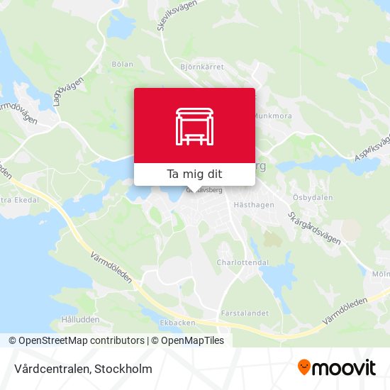 Vårdcentralen karta