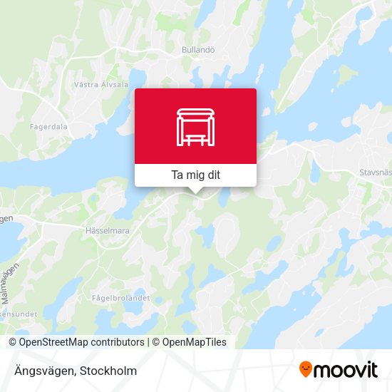 Ängsvägen karta