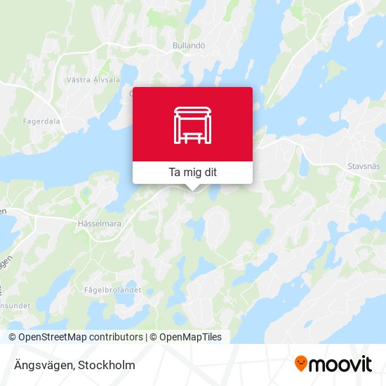 Ängsvägen karta