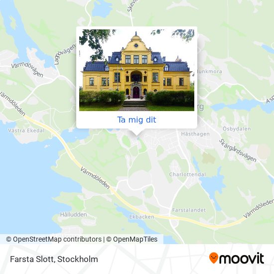 Farsta Slott karta