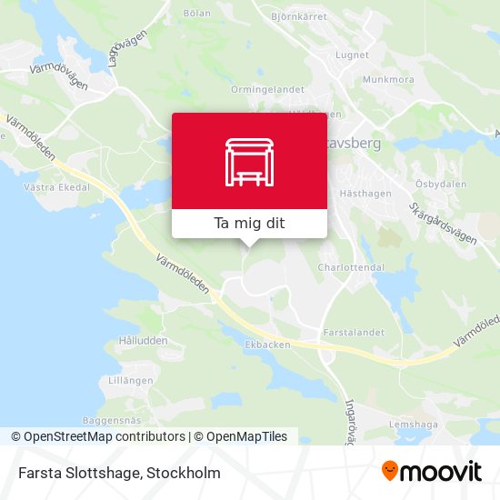 Farsta Slottshage karta