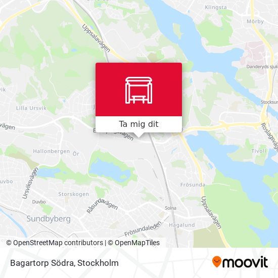 Bagartorp Södra karta
