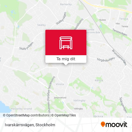 Ivarskärrsvägen karta