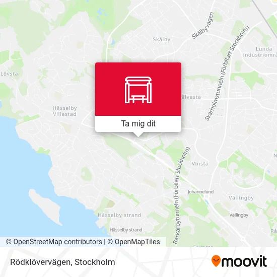 Rödklövervägen karta