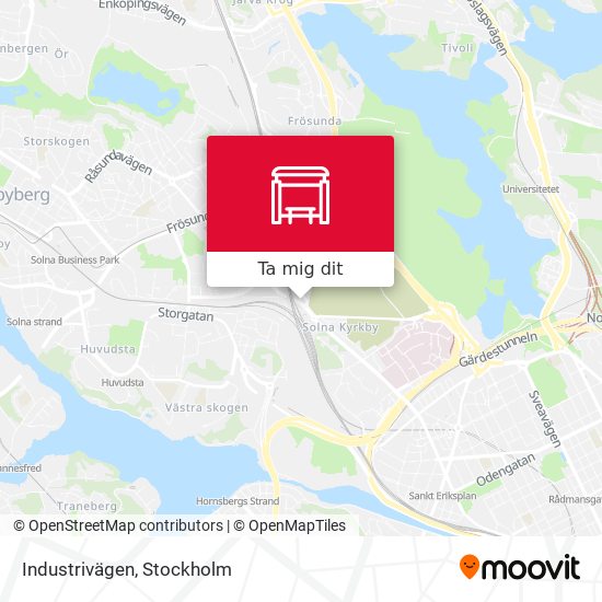 Industrivägen karta
