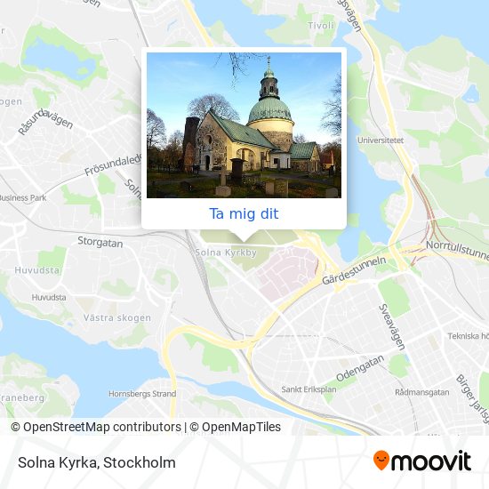 Solna Kyrka karta