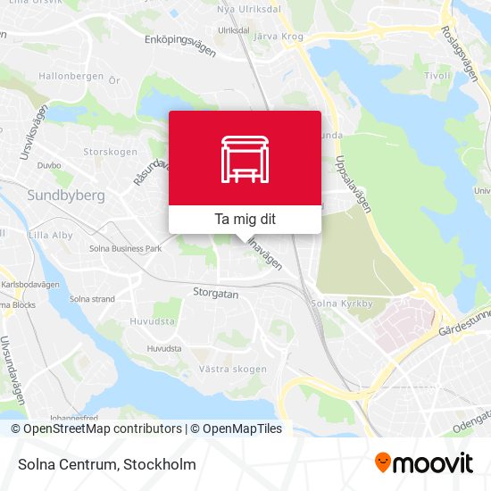 Solna Centrum karta