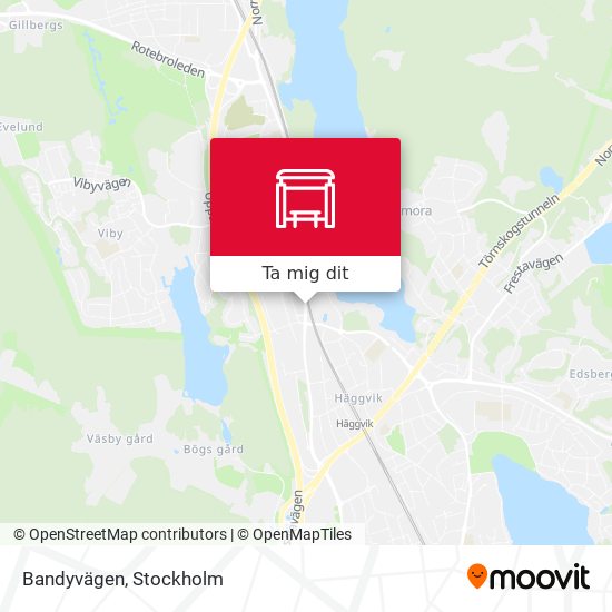 Bandyvägen karta