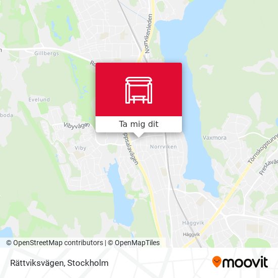 Rättviksvägen karta