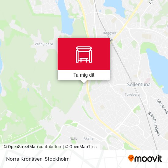 Norra Kronåsen karta