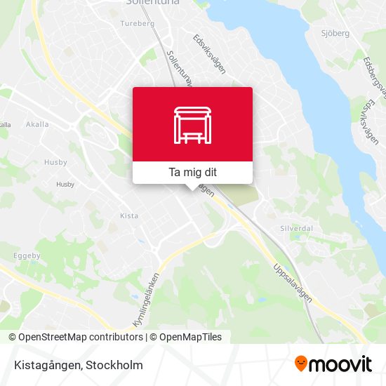 Kistagången karta