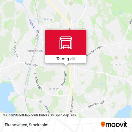 Ekebovägen karta