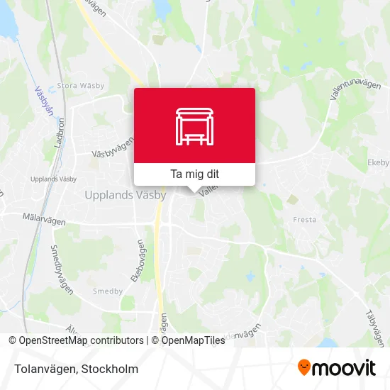 Tolanvägen karta