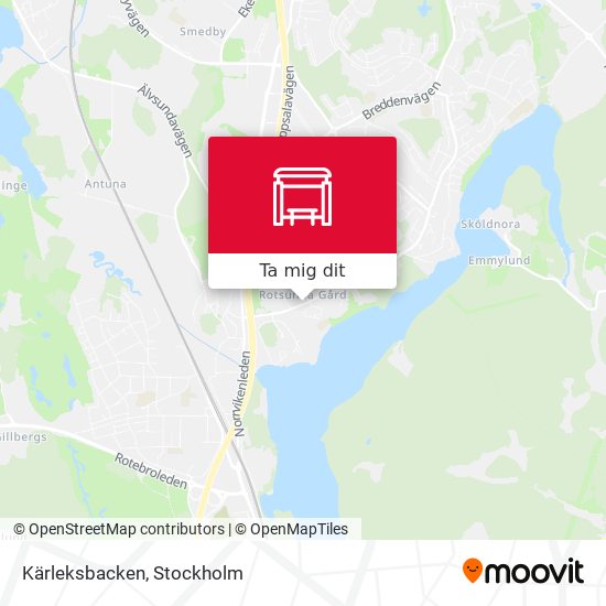 Kärleksbacken karta