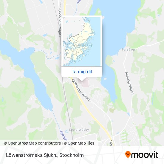 Löwenströmska Sjukh. karta