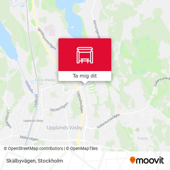 Skälbyvägen karta