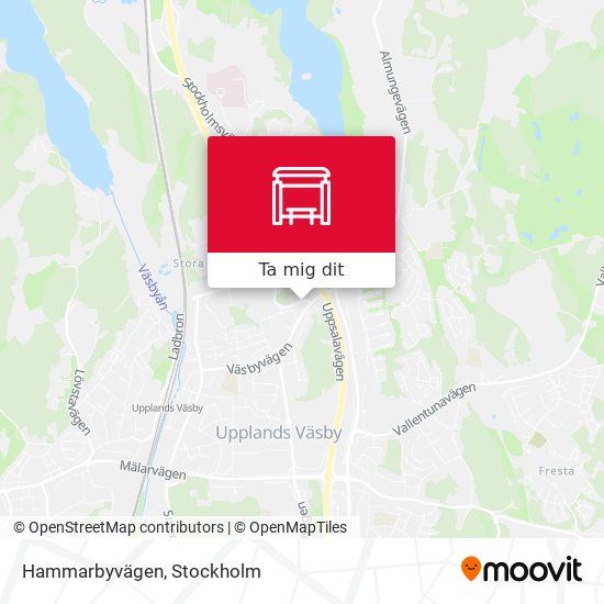 Hammarbyvägen karta