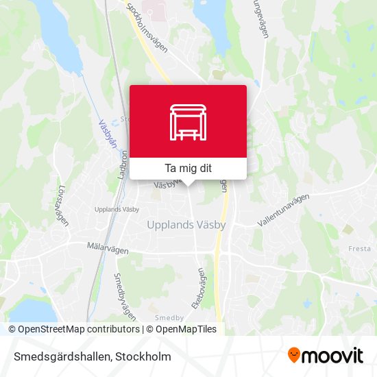 Smedsgärdshallen karta