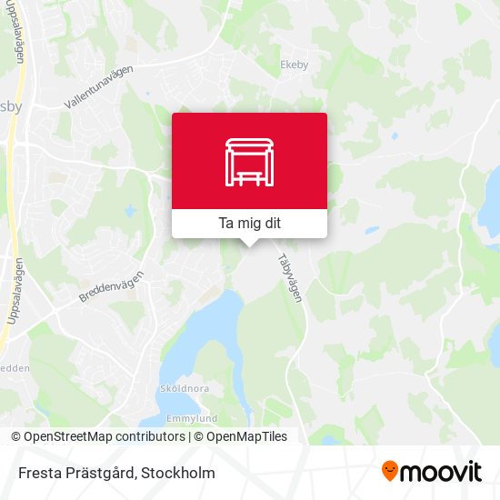 Fresta Prästgård karta