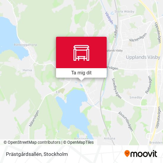 Prästgårdsallén karta