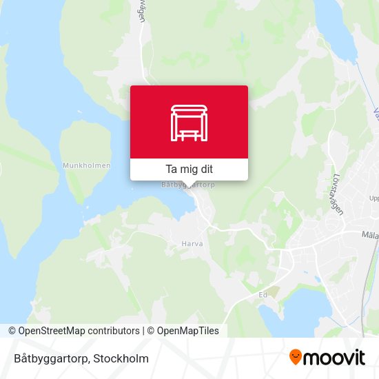 Båtbyggartorp karta