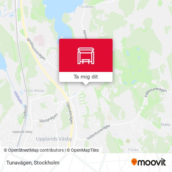 Tunavägen karta