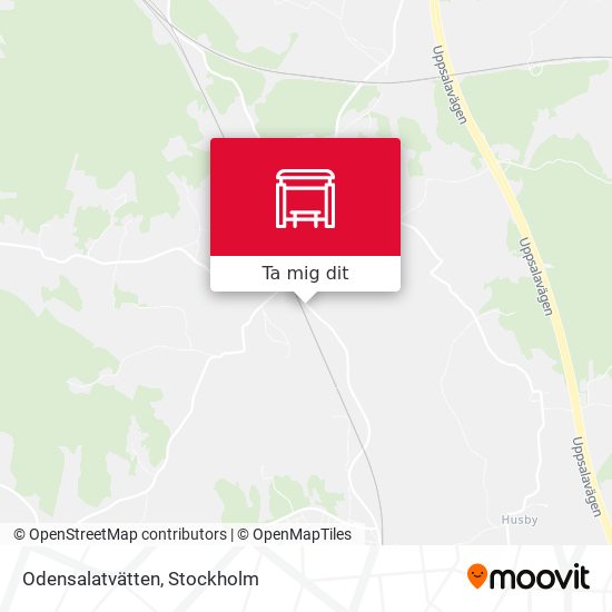 Odensalatvätten karta
