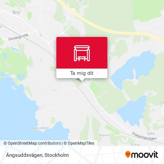 Ängsuddsvägen karta