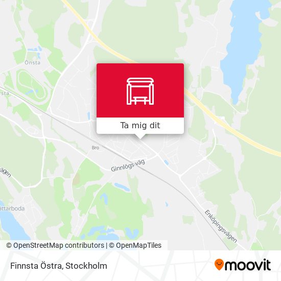 Finnsta Östra karta