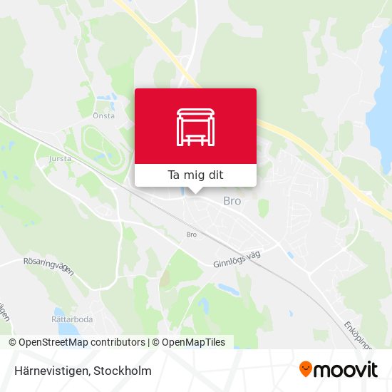 Härnevistigen karta