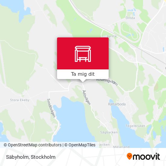 Säbyholm karta