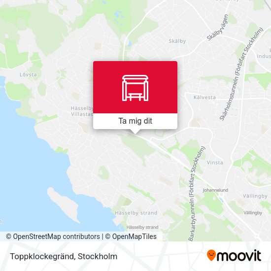 Toppklockegränd karta