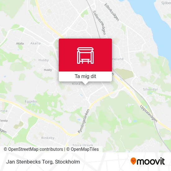 Jan Stenbecks Torg karta