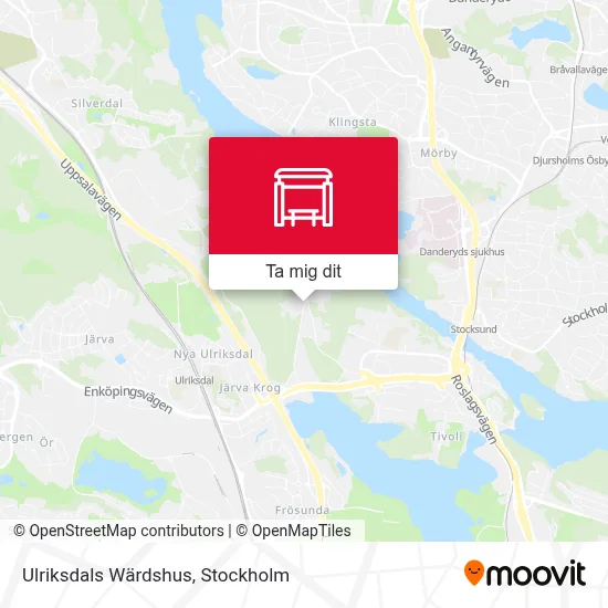 Ulriksdals Wärdshus karta