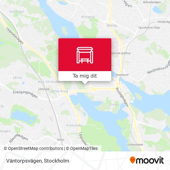 Väntorpsvägen karta