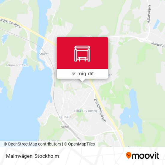 Malmvägen karta