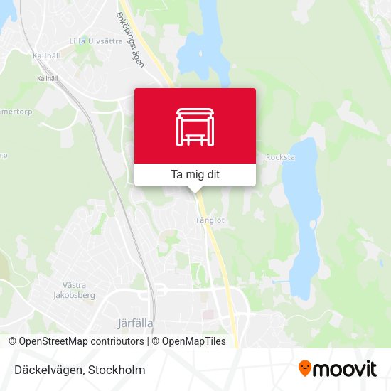 Däckelvägen karta