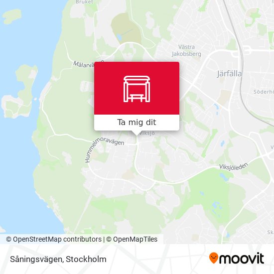 Såningsvägen karta