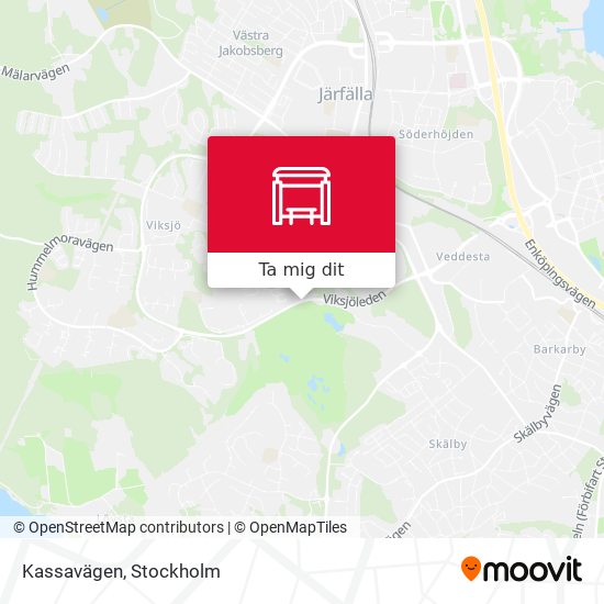 Kassavägen karta