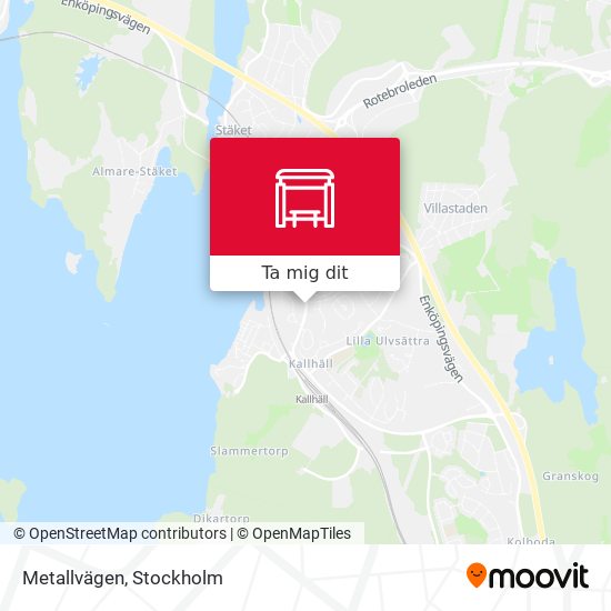 Metallvägen karta