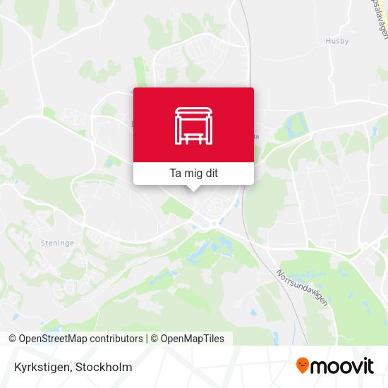 Kyrkstigen karta