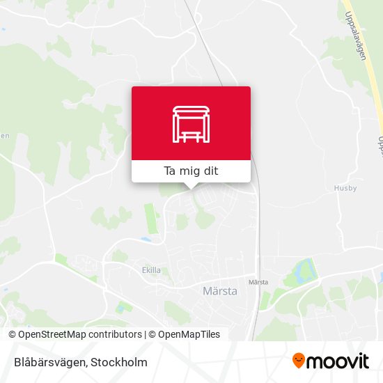 Blåbärsvägen karta