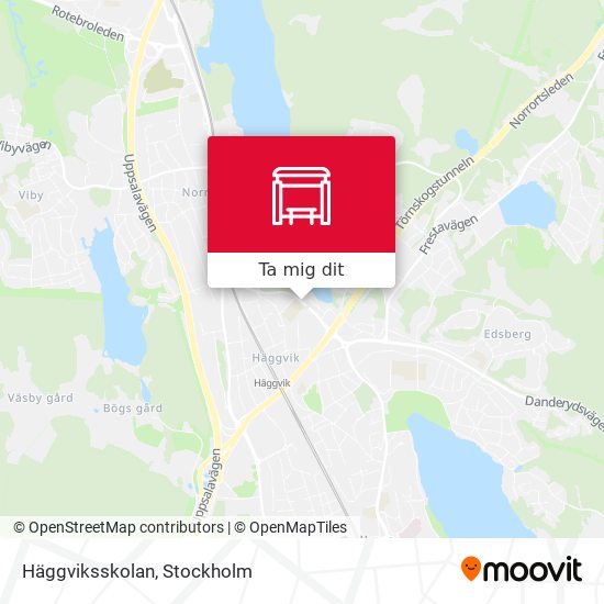 Häggviksskolan karta