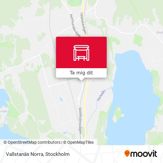 Vallstanäs Norra karta