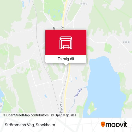 Strömmens Väg karta