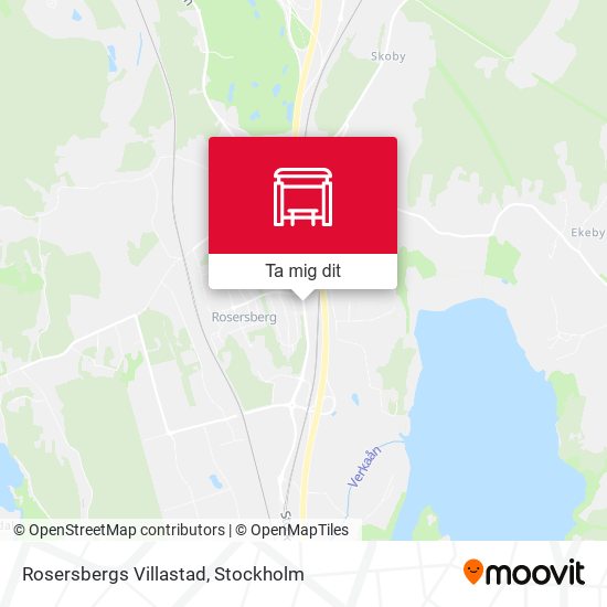 Rosersbergs Villastad karta