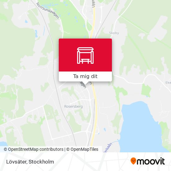 Lövsäter karta
