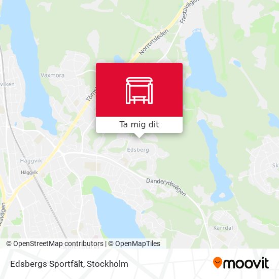 Edsbergs Sportfält karta