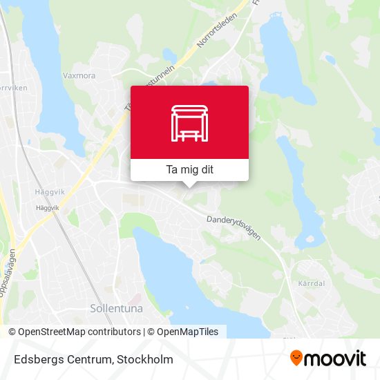 Edsbergs Centrum karta