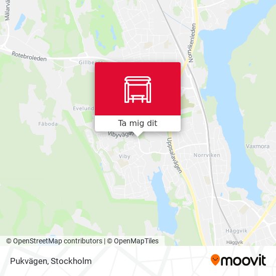 Pukvägen karta